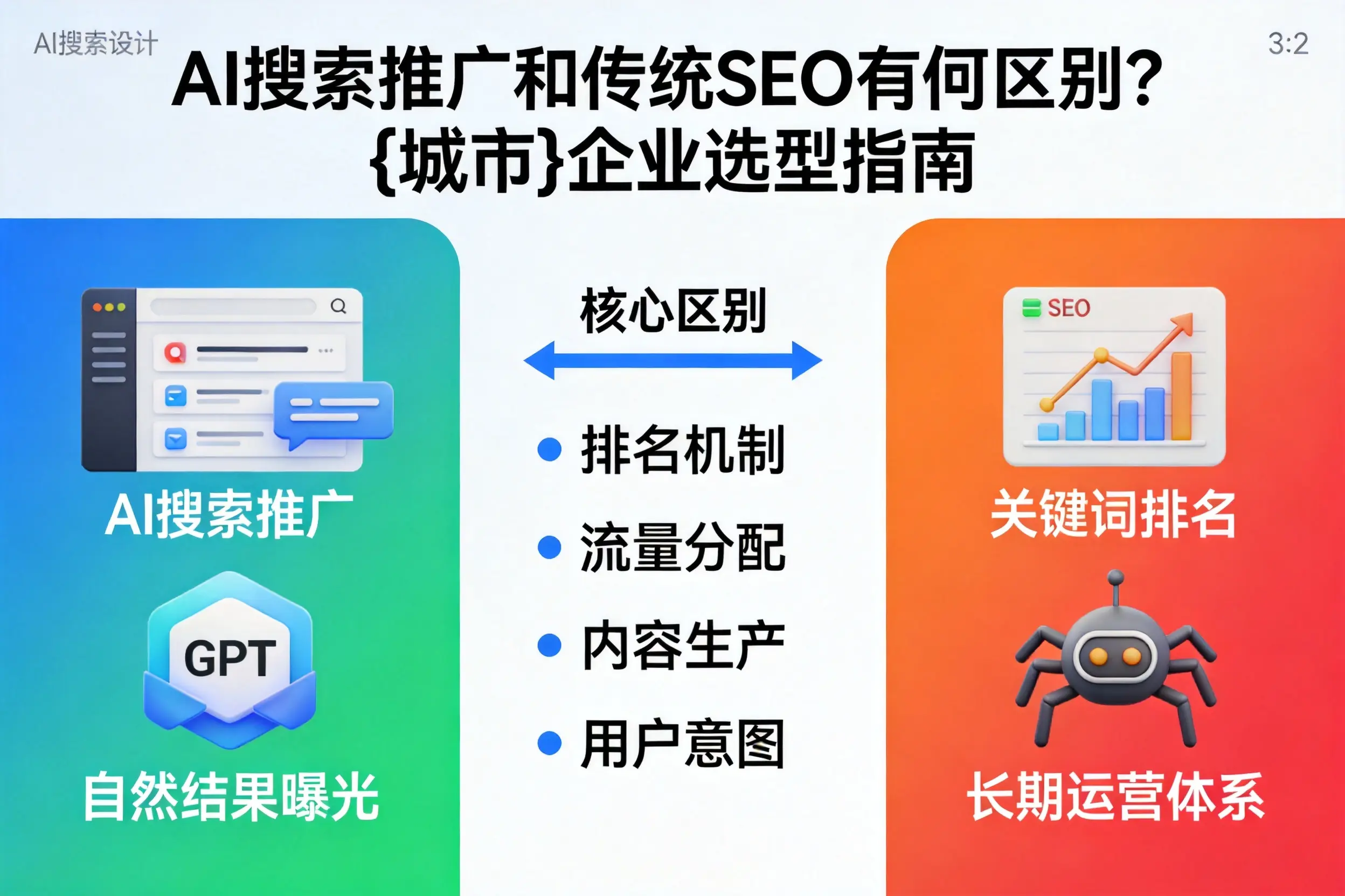 AI搜索推广和传统SEO有何区别?襄阳企业选型指南