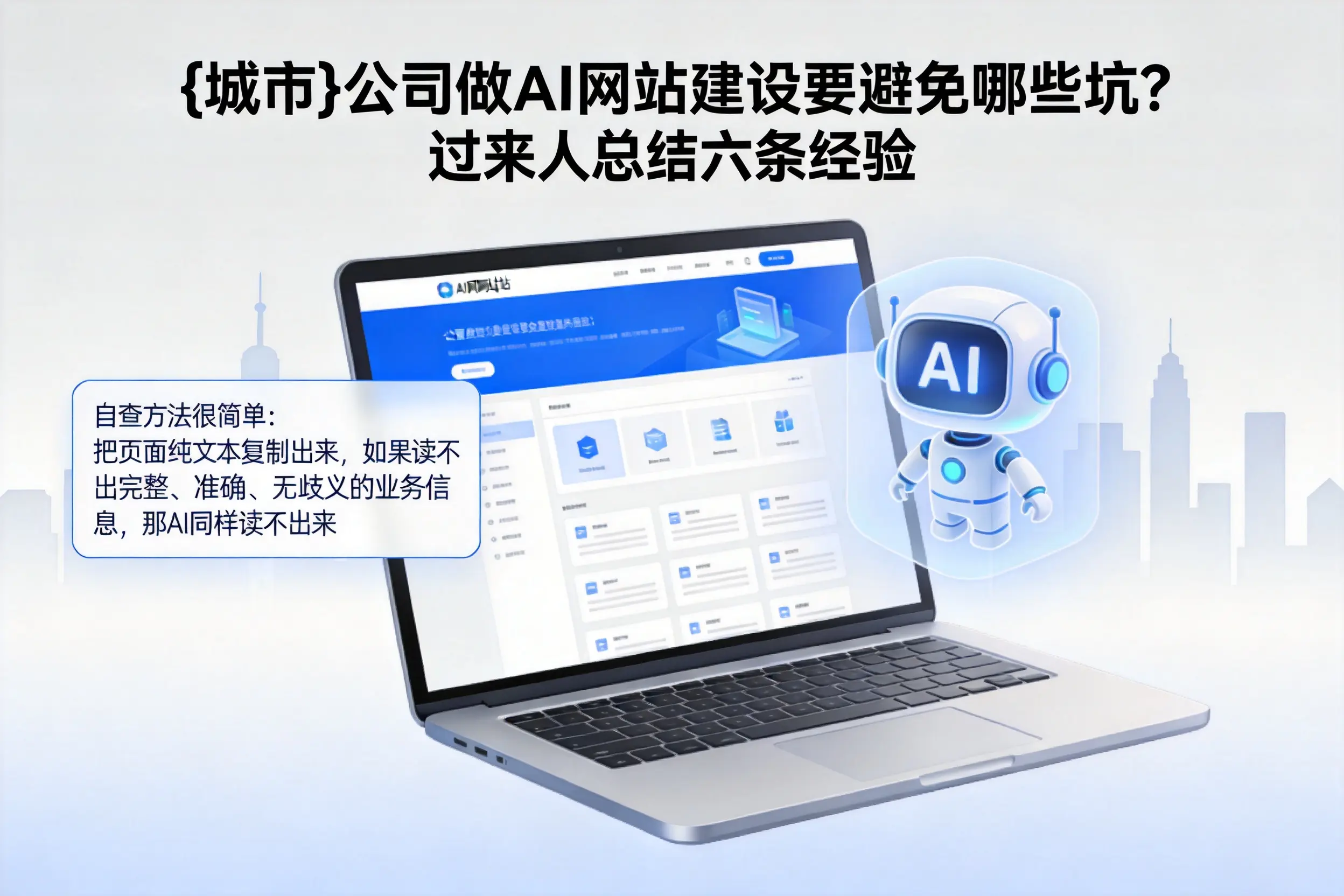 襄阳公司做AI网站建设要避免哪些坑?过来人总结六条经验