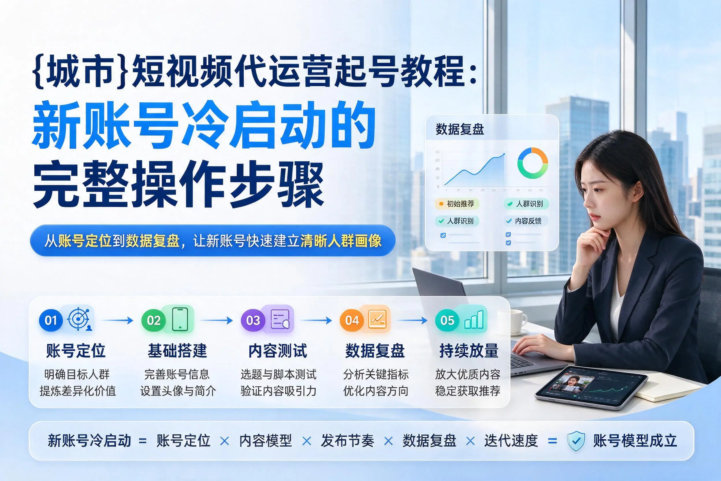 襄阳短视频代运营起号教程:新账号冷启动的完整操作步骤