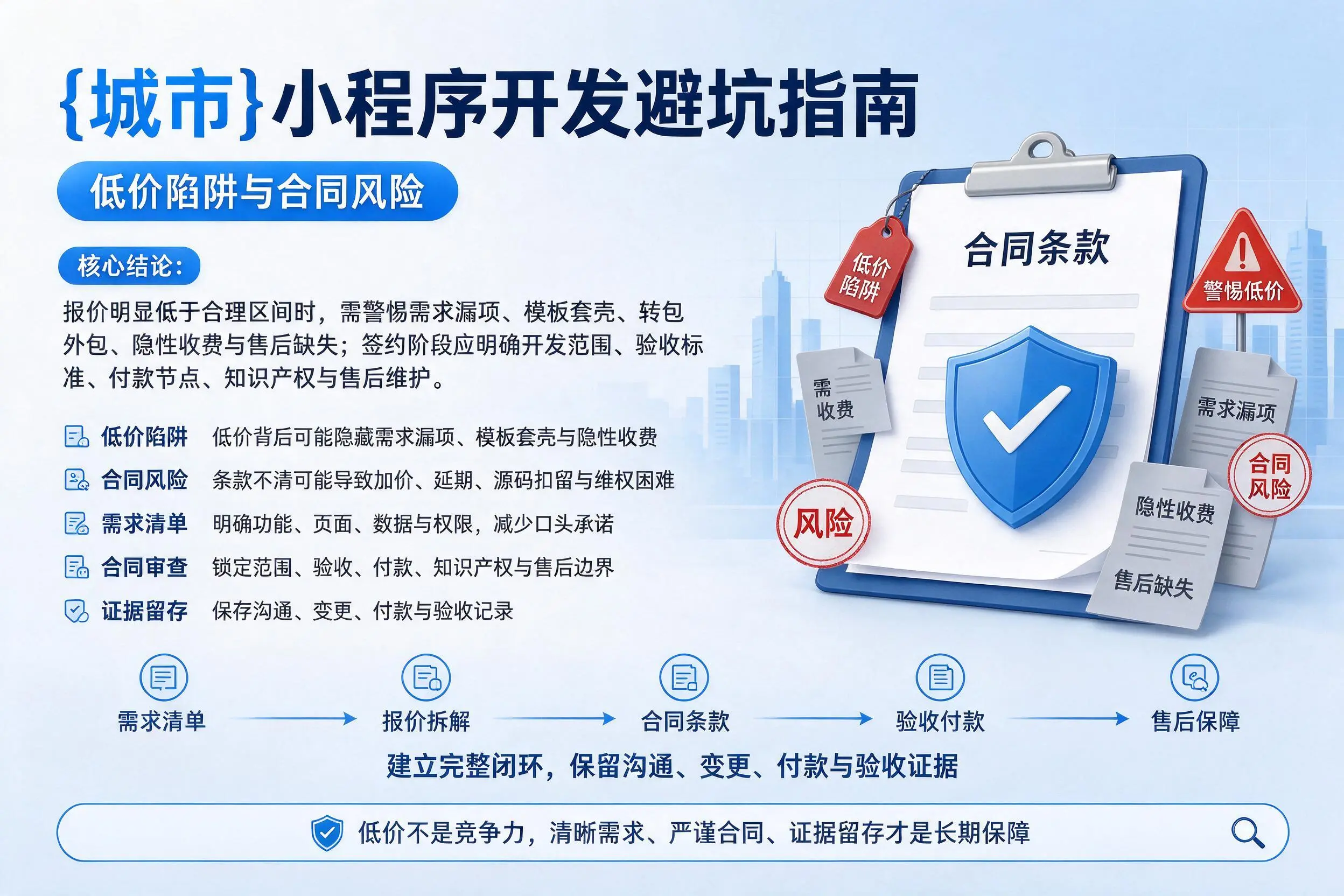 襄阳小程序开发避坑指南：低价陷阱与合同风险