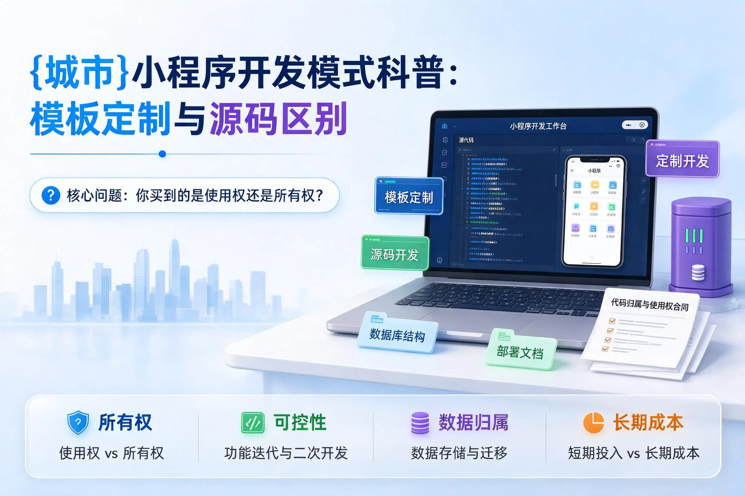襄阳小程序开发模式科普:模板定制与源码区别