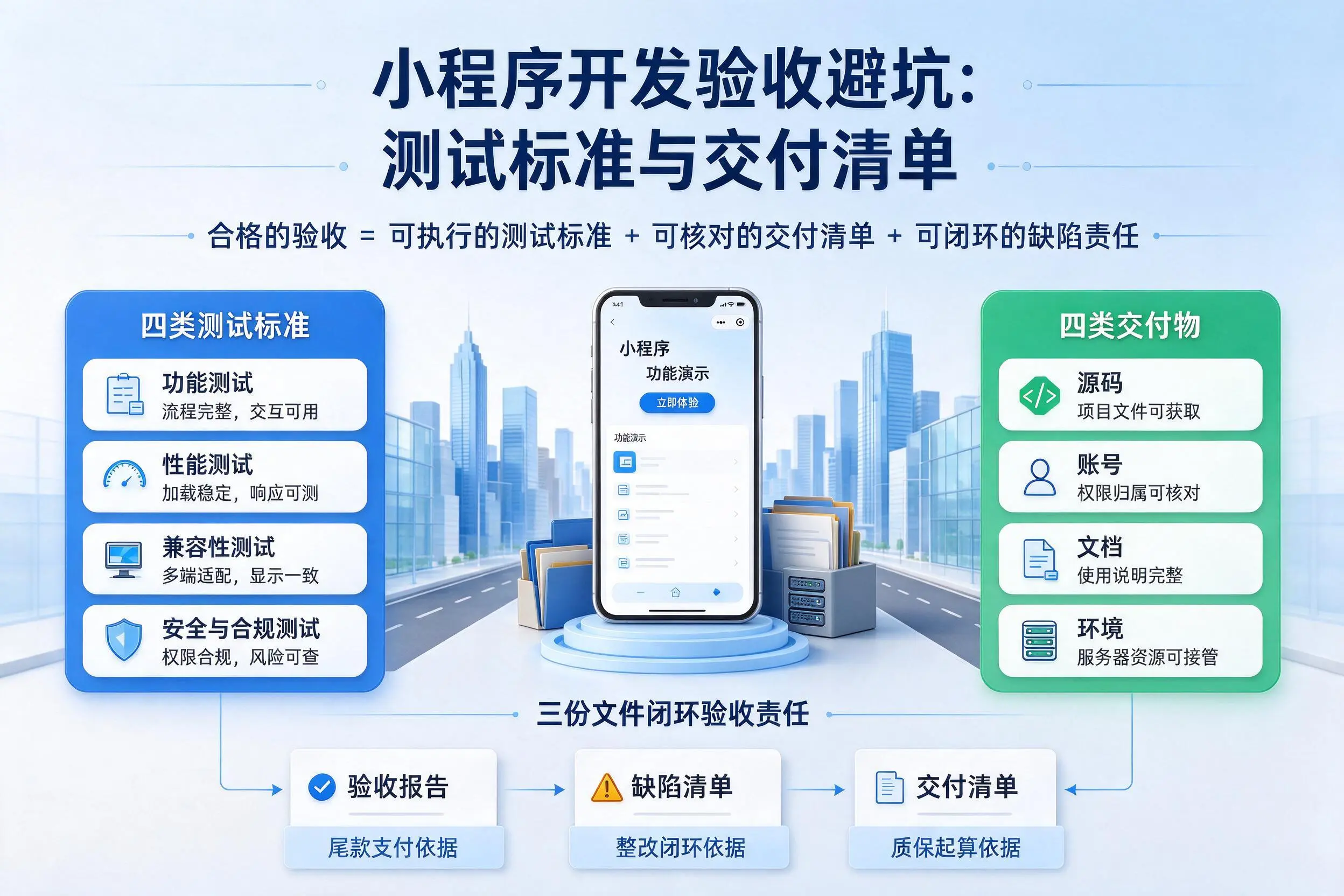襄阳小程序开发验收避坑:测试标准与交付清单