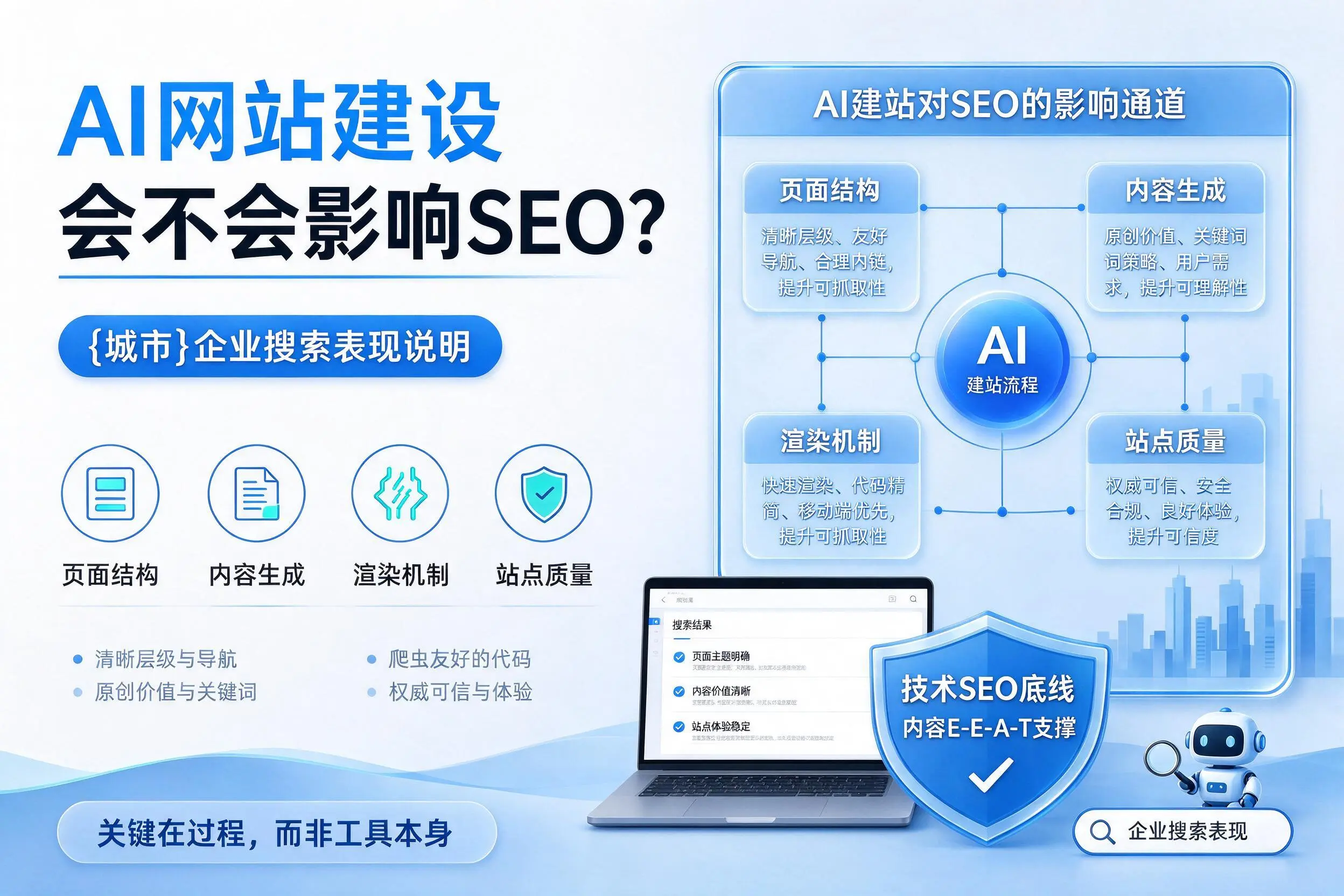 AI网站建设会不会影响SEO？襄阳企业搜索表现说明