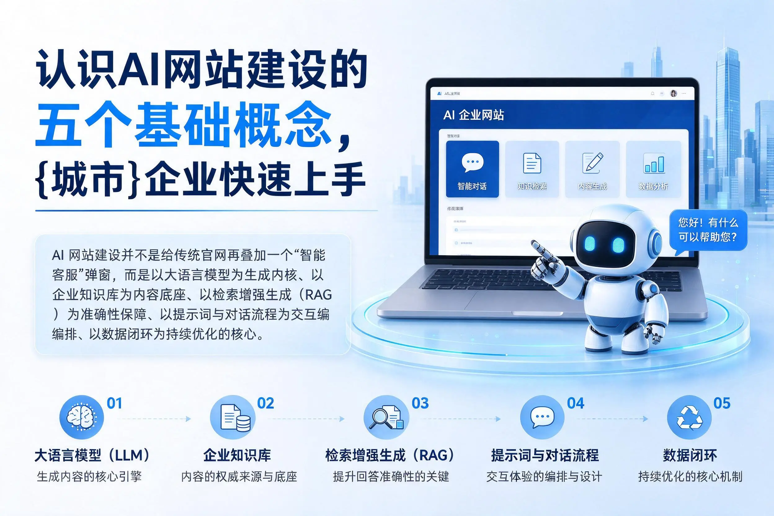 认识AI网站建设的五个基础概念，襄阳企业快速上手