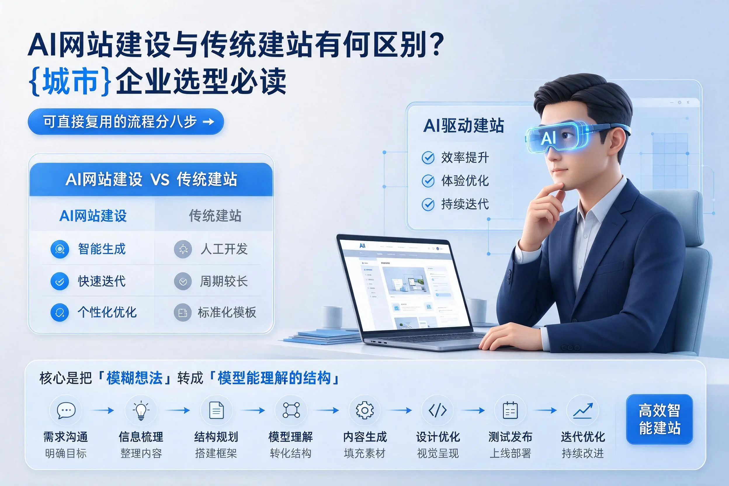 AI网站建设与传统建站有何区别？襄阳企业选型必读