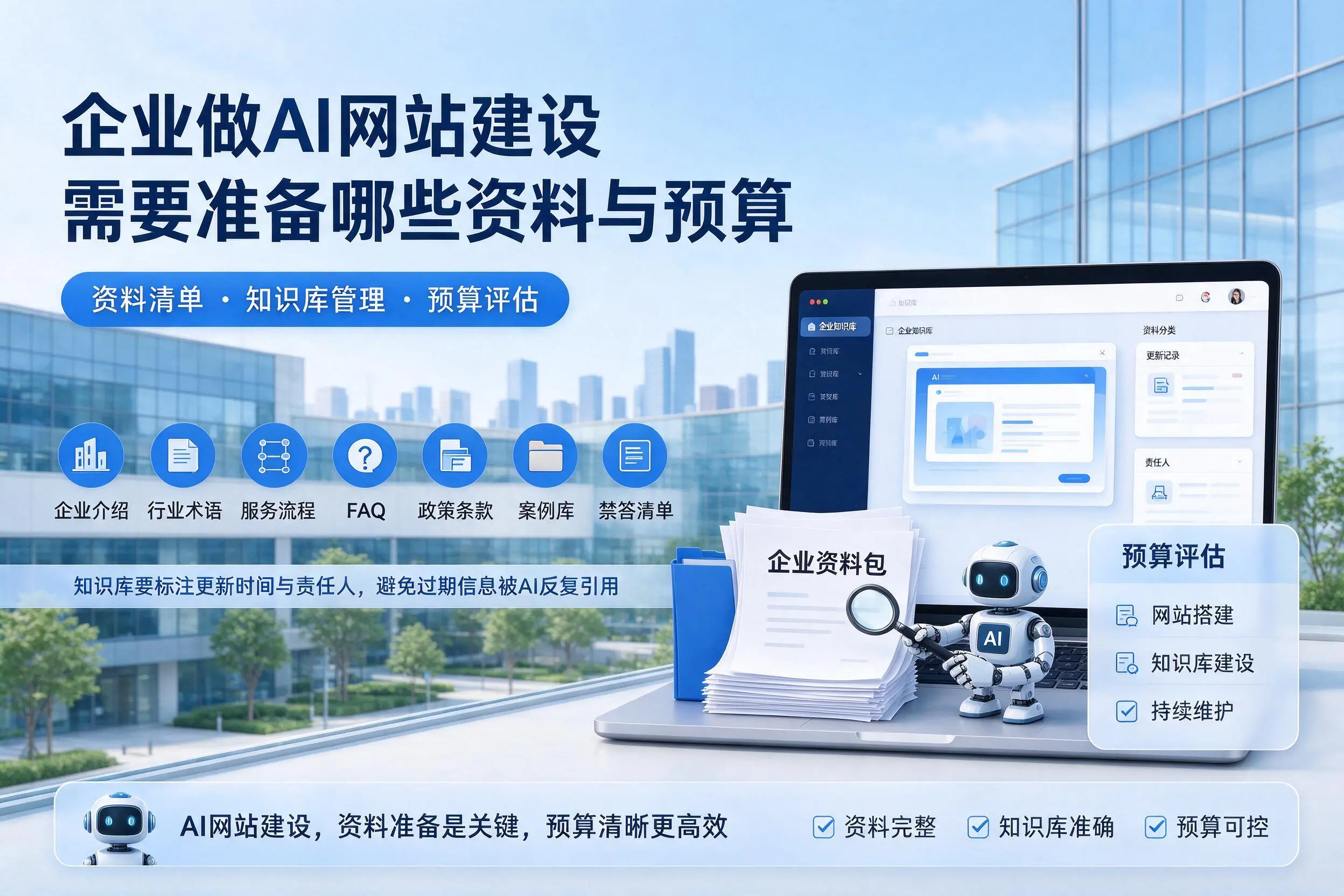襄阳企业做AI网站建设需要准备哪些资料与预算